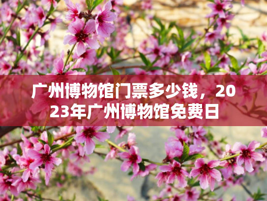 广州博物馆门票多少钱，2023年广州博物馆免费日