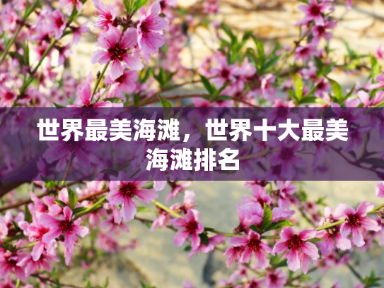 世界最美海滩，世界十大最美海滩排名