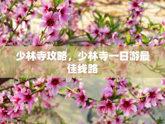 少林寺攻略，少林寺一日游最佳线路