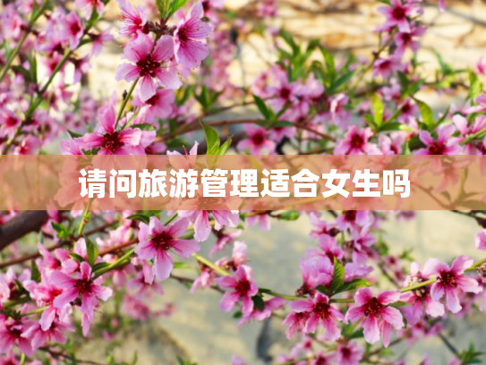 请问旅游管理适合女生吗