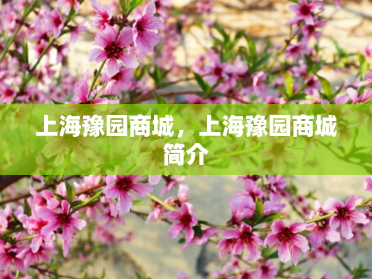上海豫园商城，上海豫园商城简介