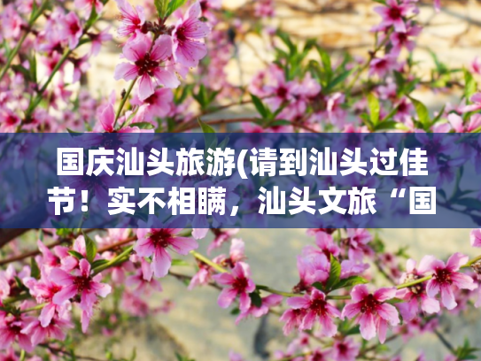 国庆汕头旅游(请到汕头过佳节！实不相瞒，汕头文旅“国庆档”太好玩了......)
